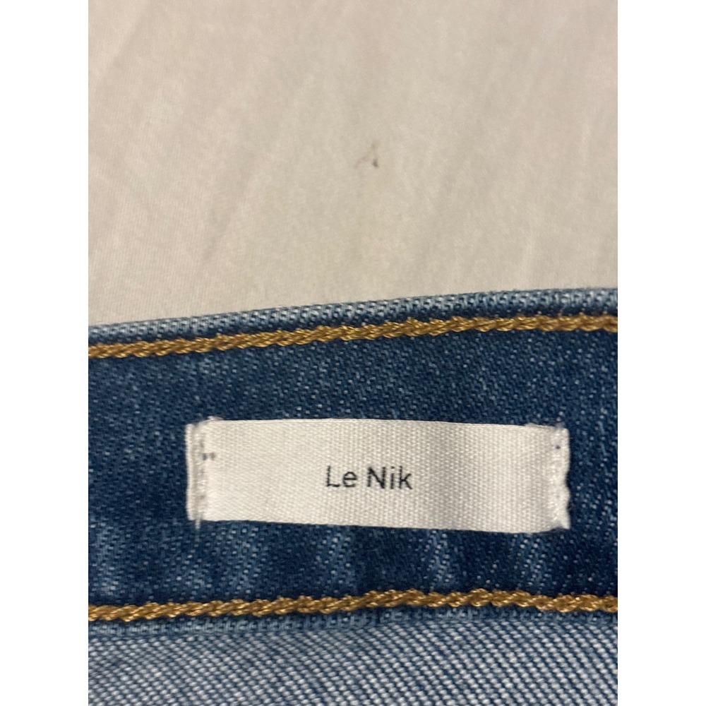 FRAME Straight Leg Jeans Womens 29 Blue Distressed Denim - Picture 10 of 14